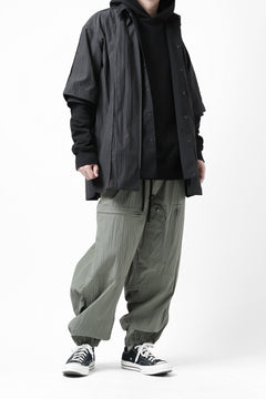 画像をギャラリービューアに読み込む, Y's LOOSEY WORK SHIRT / AIR-TUMBLED COTTON (BLACK)