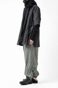 画像をギャラリービューアに読み込む, Y's LOOSEY WORK SHIRT / AIR-TUMBLED COTTON (BLACK)