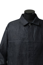 Load image into Gallery viewer, CAPERTICA BIG JEAN JACKET / LINEN DENIM (INDIGO)