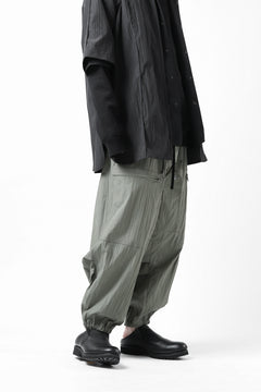 画像をギャラリービューアに読み込む, Y's.... WRINKLE TEXTURE TACTICAL PANTS (KHAKI)
