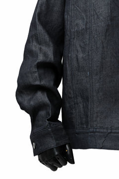 Load image into Gallery viewer, CAPERTICA BIG JEAN JACKET / LINEN DENIM (INDIGO)