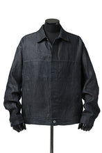 Load image into Gallery viewer, CAPERTICA BIG JEAN JACKET / LINEN DENIM (INDIGO)