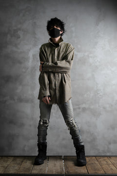 画像をギャラリービューアに読み込む, RESURRECTION HANDMADE vintage damage plaid shirt (KHAKI BEIGE)