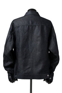 Load image into Gallery viewer, CAPERTICA BIG JEAN JACKET / LINEN DENIM (INDIGO)