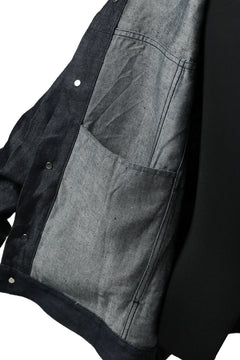 Load image into Gallery viewer, CAPERTICA BIG JEAN JACKET / LINEN DENIM (INDIGO)