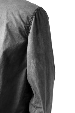 Load image into Gallery viewer, daub PLAIN COLLAR SHIRT / COLD DYED ORGANIC COTTON (GREY)