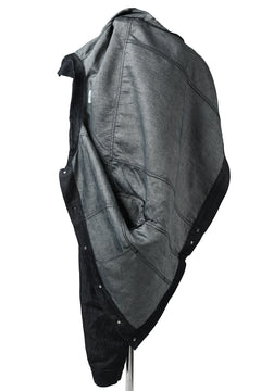 Load image into Gallery viewer, CAPERTICA BIG JEAN JACKET / LINEN DENIM (INDIGO)