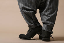 画像をギャラリービューアに読み込む, SOSNOVSKA exclusive CLOWN STYLE PANTS / HERRINGBONE WOOL STRETCH (GREY STRIPE)