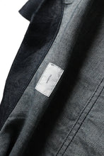 Load image into Gallery viewer, CAPERTICA BIG JEAN JACKET / LINEN DENIM (INDIGO)