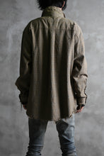 画像をギャラリービューアに読み込む, RESURRECTION HANDMADE vintage damage plaid shirt (KHAKI BEIGE)