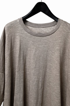 画像をギャラリービューアに読み込む, A.F ARTEFACT OVER SIZED DOLMAN TEE / SLAB JERSEY (BEIGE)