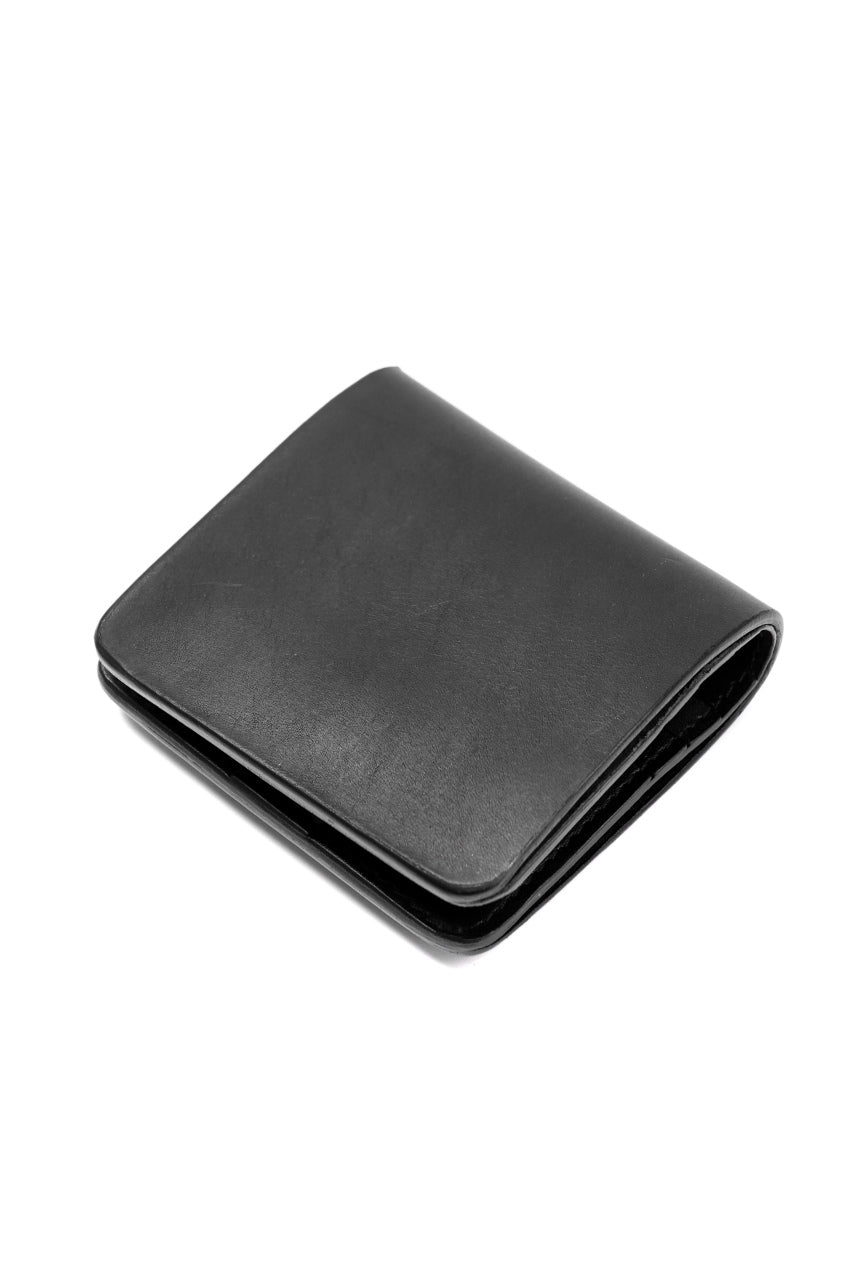 Load image into Gallery viewer, ISAMU KATAYAMA BACKLASH 2-FOLD SMART WALLET / GUIDI CALF (BLACK)