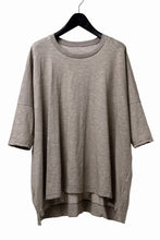 画像をギャラリービューアに読み込む, A.F ARTEFACT OVER SIZED DOLMAN TEE / SLAB JERSEY (BEIGE)