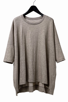 画像をギャラリービューアに読み込む, A.F ARTEFACT OVER SIZED DOLMAN TEE / SLAB JERSEY (BEIGE)