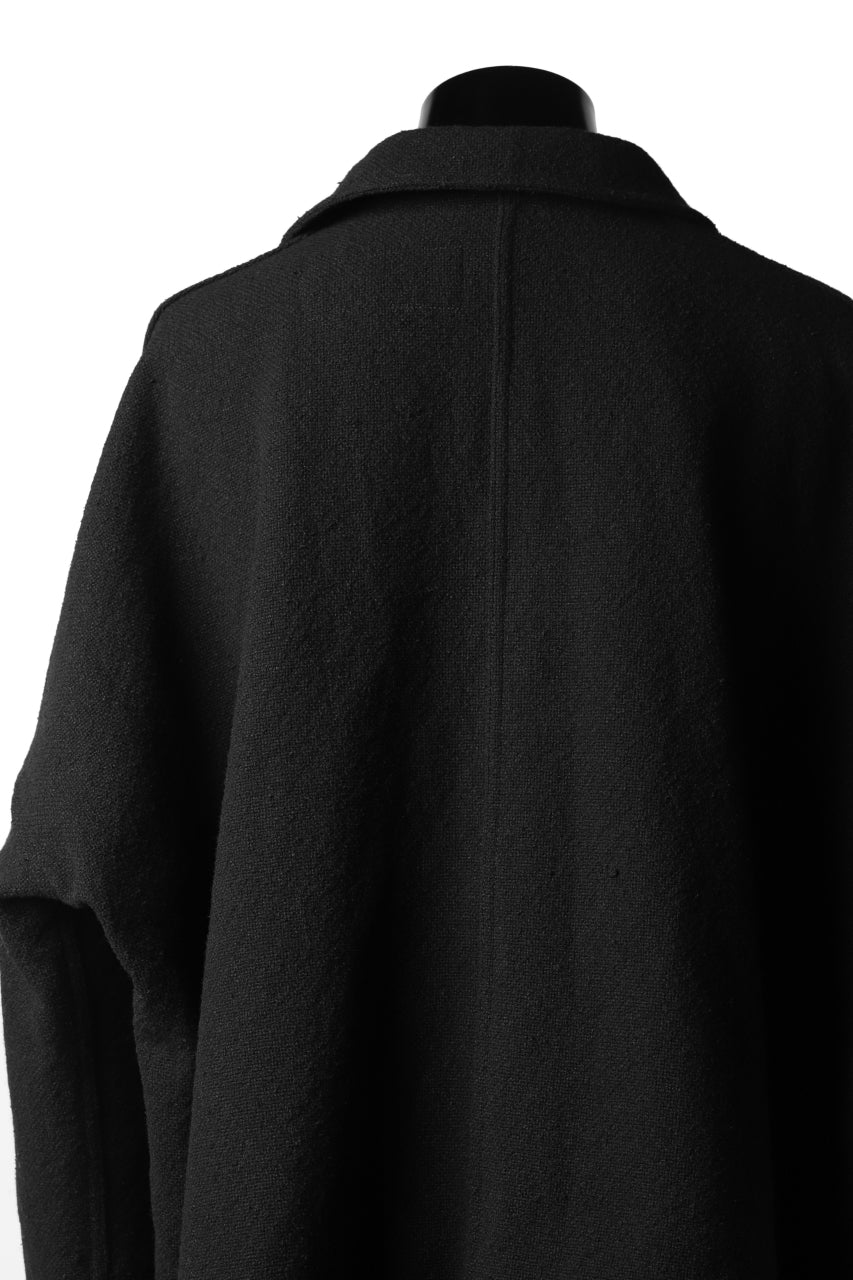 画像をギャラリービューアに読み込む, KLASICA CHEVAL WORK JACKET / WOOLxSILK BOLD DUNGAREES (BLACK)