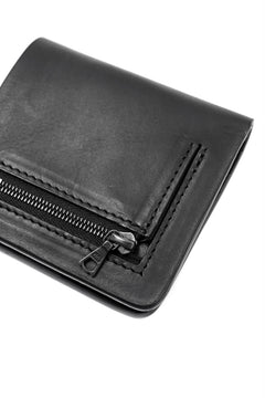 Load image into Gallery viewer, ISAMU KATAYAMA BACKLASH 2-FOLD SMART WALLET / GUIDI CALF (BLACK)