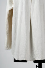 画像をギャラリービューアに読み込む, YUTA MATSUOKA round neck shirt / cotton silk nep viyella (white)