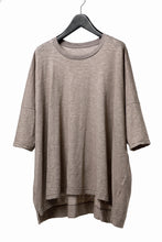 画像をギャラリービューアに読み込む, A.F ARTEFACT OVER SIZED DOLMAN TEE / SLAB JERSEY (BEIGE)