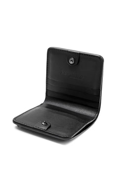 Load image into Gallery viewer, ISAMU KATAYAMA BACKLASH 2-FOLD SMART WALLET / GUIDI CALF (BLACK)