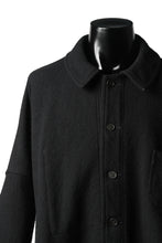 画像をギャラリービューアに読み込む, KLASICA CHEVAL WORK JACKET / WOOLxSILK BOLD DUNGAREES (BLACK)