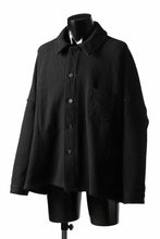 画像をギャラリービューアに読み込む, KLASICA CHEVAL WORK JACKET / WOOLxSILK BOLD DUNGAREES (BLACK)