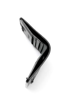 Load image into Gallery viewer, ISAMU KATAYAMA BACKLASH 2-FOLD SMART WALLET / GUIDI CALF (BLACK)