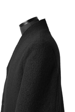 Load image into Gallery viewer, daub RAW EDGE COAT / VIRGIN WOOL (BLACK)