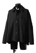 画像をギャラリービューアに読み込む, KLASICA CHEVAL WORK JACKET / WOOLxSILK BOLD DUNGAREES (BLACK)