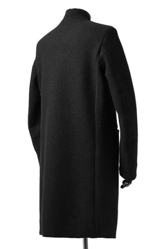 Load image into Gallery viewer, daub RAW EDGE COAT / VIRGIN WOOL (BLACK)