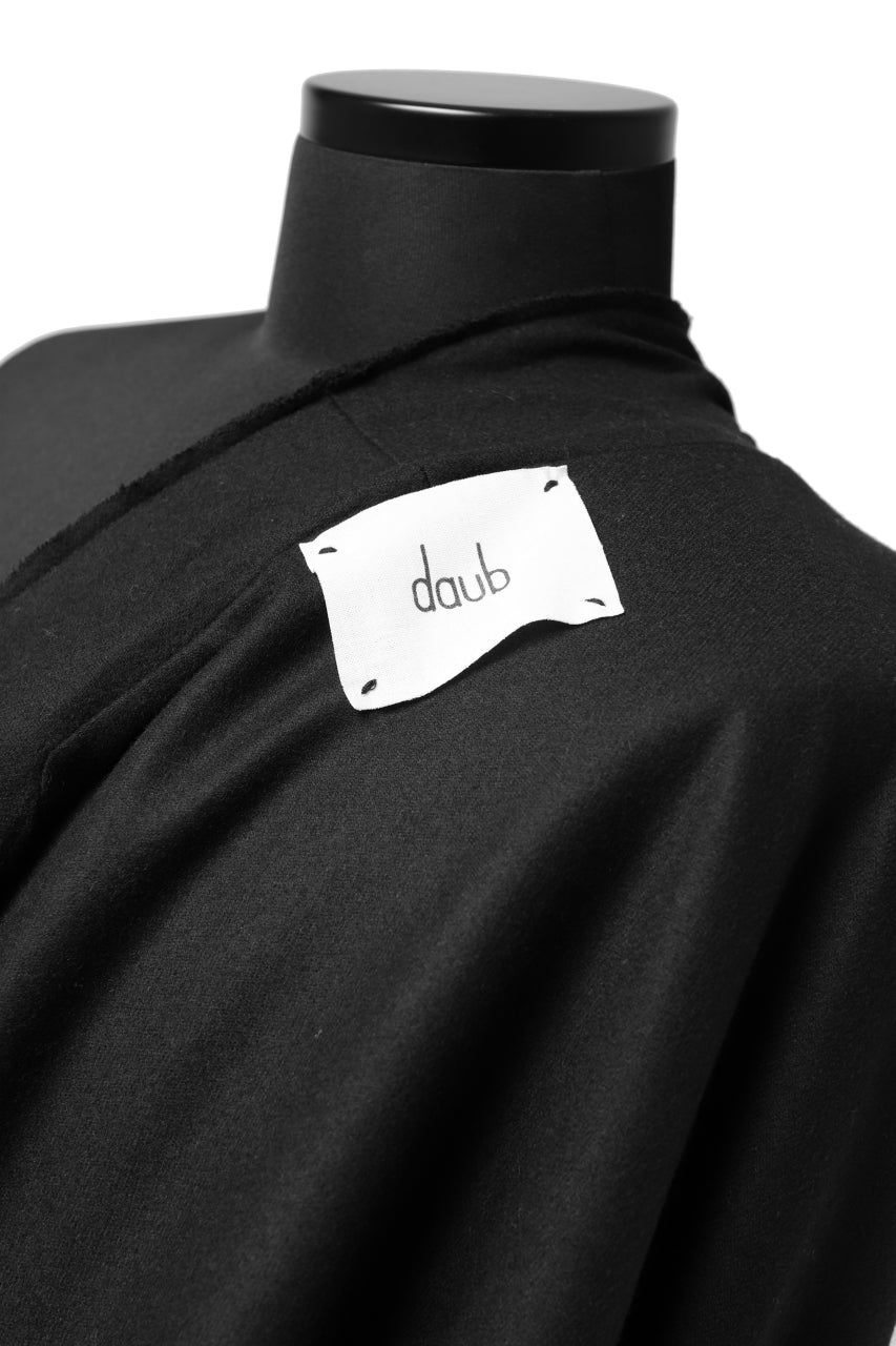 Load image into Gallery viewer, daub RAW EDGE COAT / VIRGIN WOOL (BLACK)