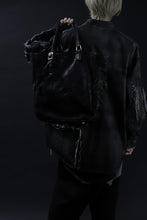 画像をギャラリービューアに読み込む, ISAMU KATAYAMA BACKLASH TOTE BAG / DOUBLE SHOULDER OBJECT DYED (BLACK)