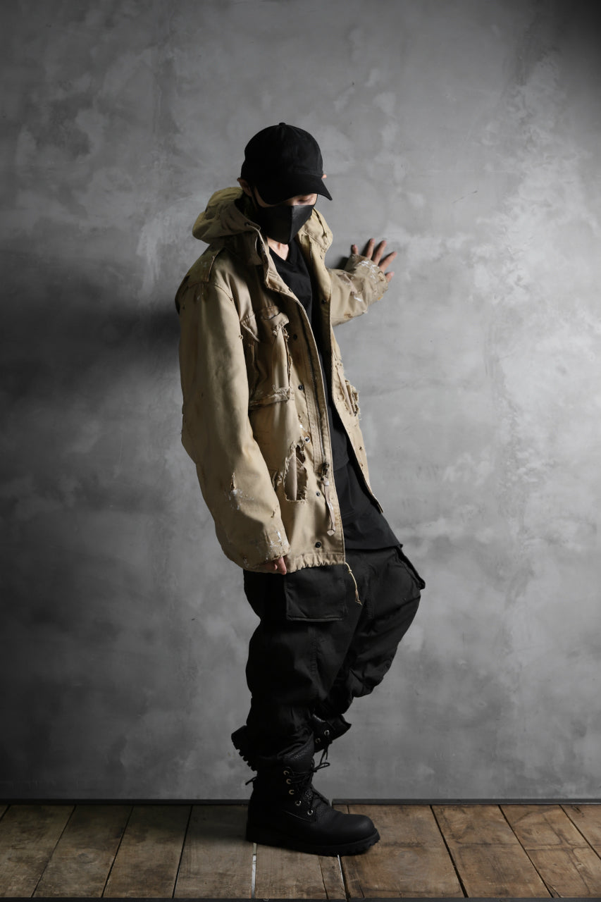画像をギャラリービューアに読み込む, RESURRECTION HANDMADE vintage damage M-65 jacket (DESIRT BEIGE)