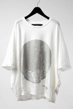 画像をギャラリービューアに読み込む, A.F ARTEFACT DOLMAN BIG TEE / ABSTRACT PRINT Ver. / SLAB JERSEY (WHITE)