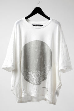 画像をギャラリービューアに読み込む, A.F ARTEFACT DOLMAN BIG TEE / ABSTRACT PRINT Ver. / SLAB JERSEY (WHITE)