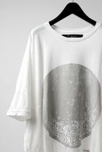 画像をギャラリービューアに読み込む, A.F ARTEFACT DOLMAN BIG TEE / ABSTRACT PRINT Ver. / SLAB JERSEY (WHITE)
