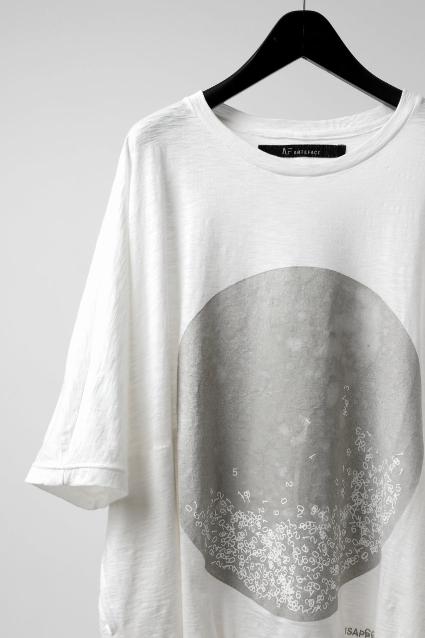 画像をギャラリービューアに読み込む, A.F ARTEFACT DOLMAN BIG TEE / ABSTRACT PRINT Ver. / SLAB JERSEY (WHITE)