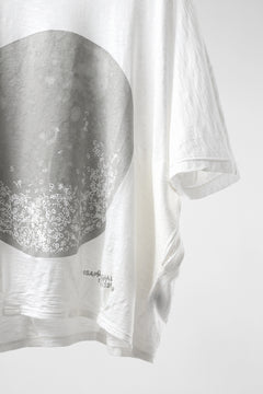 画像をギャラリービューアに読み込む, A.F ARTEFACT DOLMAN BIG TEE / ABSTRACT PRINT Ver. / SLAB JERSEY (WHITE)