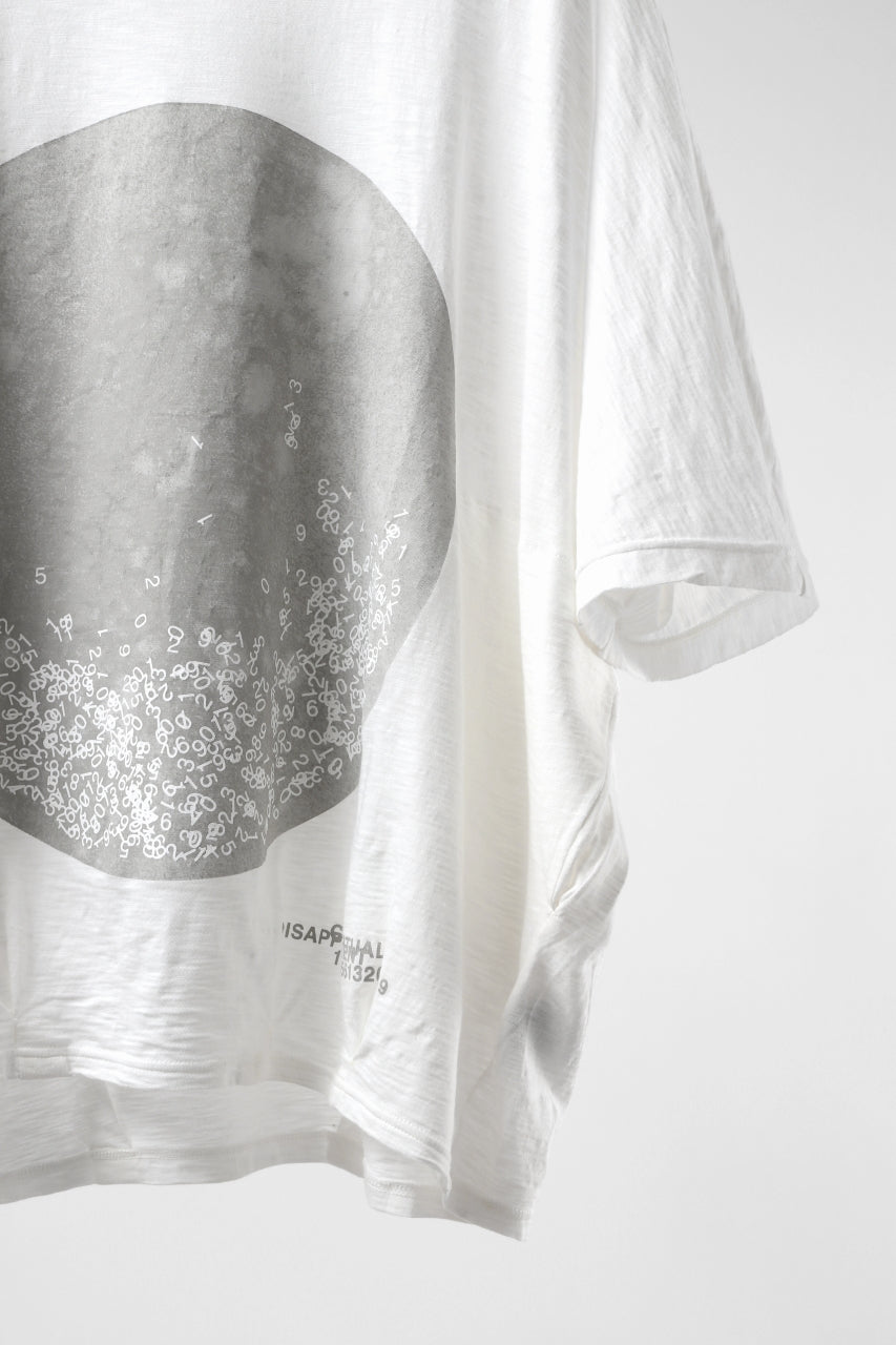 画像をギャラリービューアに読み込む, A.F ARTEFACT DOLMAN BIG TEE / ABSTRACT PRINT Ver. / SLAB JERSEY (WHITE)