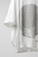 画像をギャラリービューアに読み込む, A.F ARTEFACT DOLMAN BIG TEE / ABSTRACT PRINT Ver. / SLAB JERSEY (WHITE)