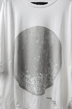 画像をギャラリービューアに読み込む, A.F ARTEFACT DOLMAN BIG TEE / ABSTRACT PRINT Ver. / SLAB JERSEY (WHITE)