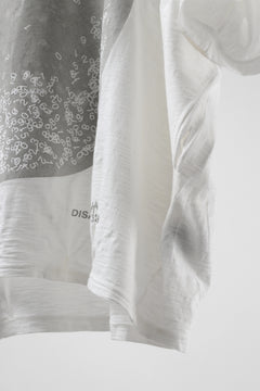 画像をギャラリービューアに読み込む, A.F ARTEFACT DOLMAN BIG TEE / ABSTRACT PRINT Ver. / SLAB JERSEY (WHITE)