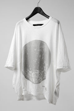 画像をギャラリービューアに読み込む, A.F ARTEFACT DOLMAN BIG TEE / ABSTRACT PRINT Ver. / SLAB JERSEY (WHITE)