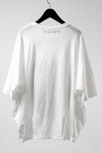 画像をギャラリービューアに読み込む, A.F ARTEFACT DOLMAN BIG TEE / ABSTRACT PRINT Ver. / SLAB JERSEY (WHITE)