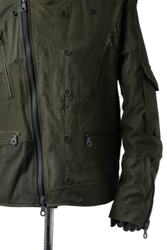 画像をギャラリービューアに読み込む, BACKLASH xx LOOM exclusive The Re-BUILD VINTAGE CUSTOM DOUBLE RIDERS JACKET (ARMY FIELD-A)