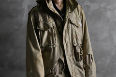 画像をギャラリービューアに読み込む, RESURRECTION HANDMADE vintage damage M-65 jacket (DESIRT BEIGE)