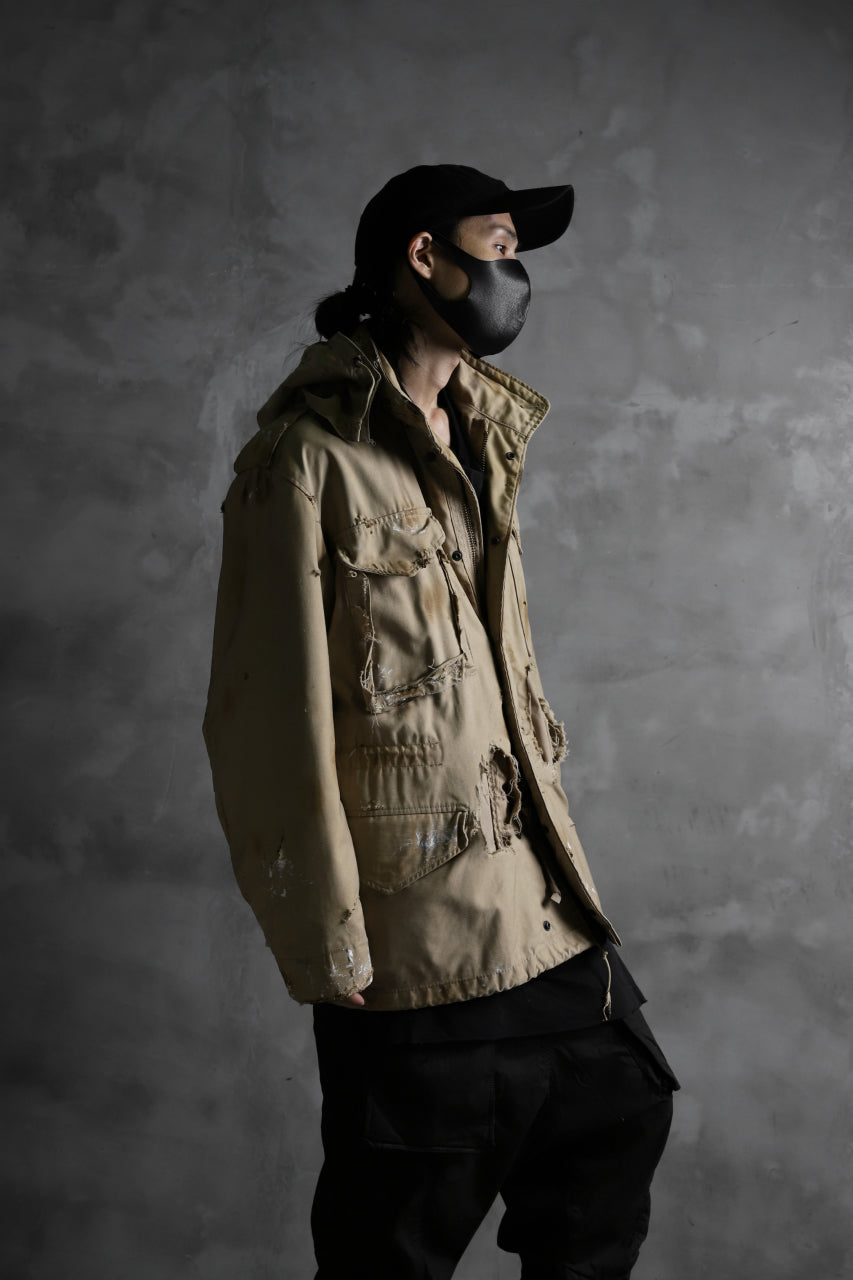 画像をギャラリービューアに読み込む, RESURRECTION HANDMADE vintage damage M-65 jacket (DESIRT BEIGE)