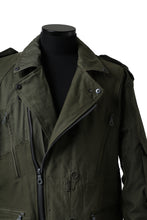 画像をギャラリービューアに読み込む, BACKLASH xx LOOM exclusive The Re-BUILD VINTAGE CUSTOM DOUBLE RIDERS JACKET (ARMY FIELD-A)