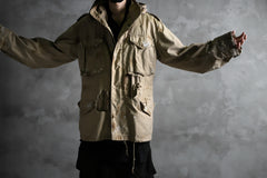 画像をギャラリービューアに読み込む, RESURRECTION HANDMADE vintage damage M-65 jacket (DESIRT BEIGE)