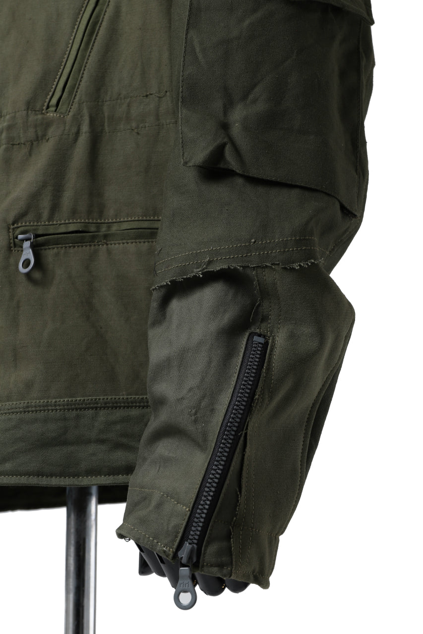 画像をギャラリービューアに読み込む, BACKLASH xx LOOM exclusive The Re-BUILD VINTAGE CUSTOM DOUBLE RIDERS JACKET (ARMY FIELD-A)