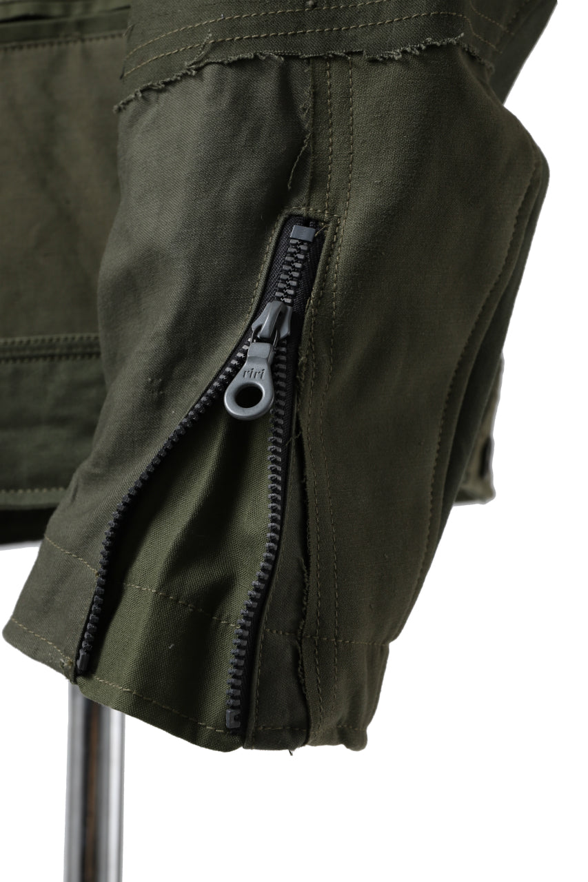 画像をギャラリービューアに読み込む, BACKLASH xx LOOM exclusive The Re-BUILD VINTAGE CUSTOM DOUBLE RIDERS JACKET (ARMY FIELD-A)
